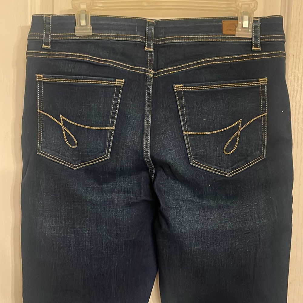 Jordache Skinny mid-rise Dark Blue Women's Jeans - Picture 5 of 7